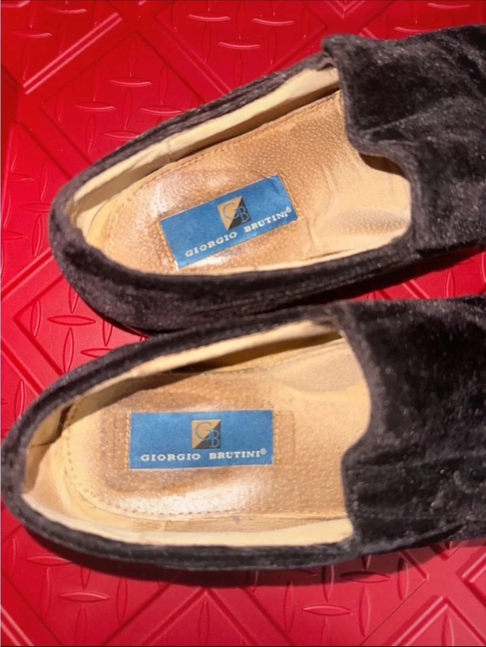 Giorgio Brutini black velvet
